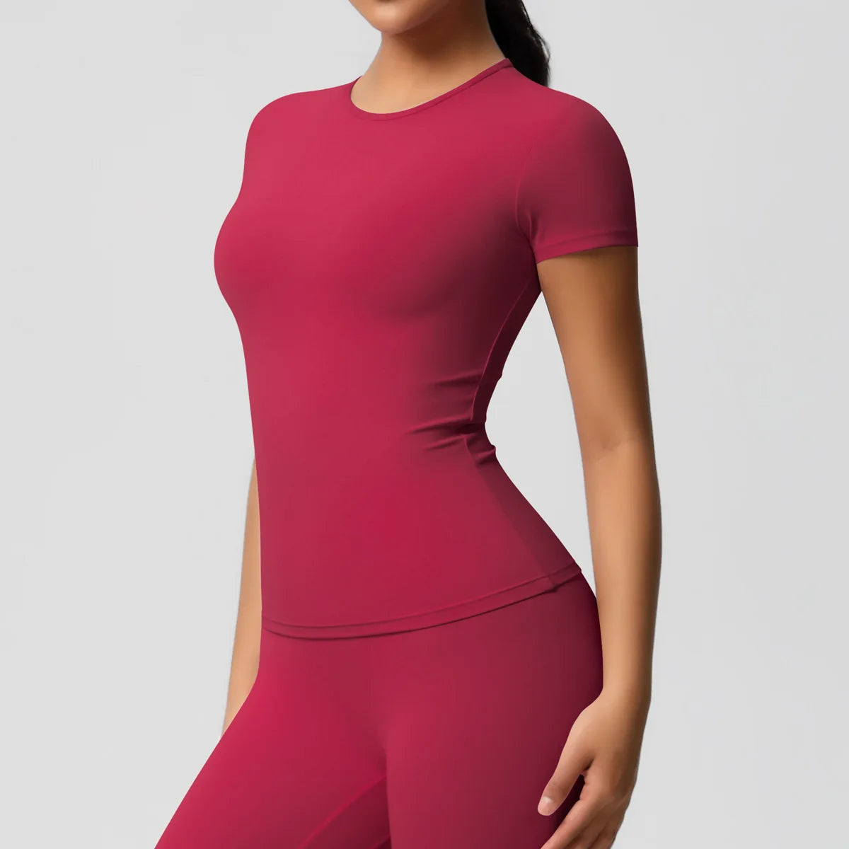 Yoga Suit Gym Sports Set Women Quick-Drying Fitness Set Female Tracksuit Running Workout Long Sleeve Sports Shirt Sportswear