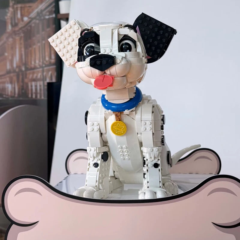 1722pieces Cute Puppy Building Blocks Animal Dog Model Diy Assembly Brick Toys Kids Christmas Gift Compatible With Set 43269.