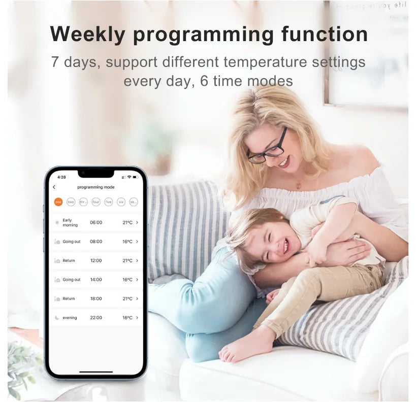 Tuya ZigBee Thermostat Radiator Actuator,Smart TRV Thermostatic Valve Temperature Controller Support Alexa Google Home.