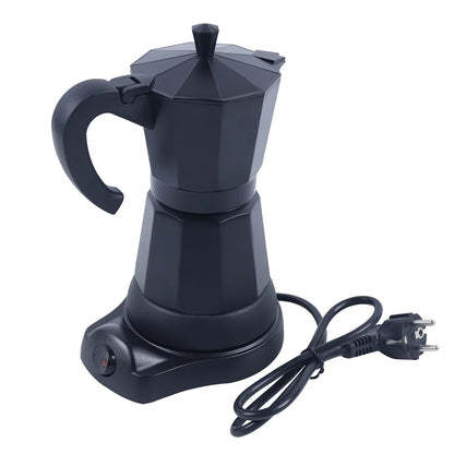 300 ml Electric Coffee Machine Aluminium Espresso Maker Mocha Espresso Pot with Separate Base