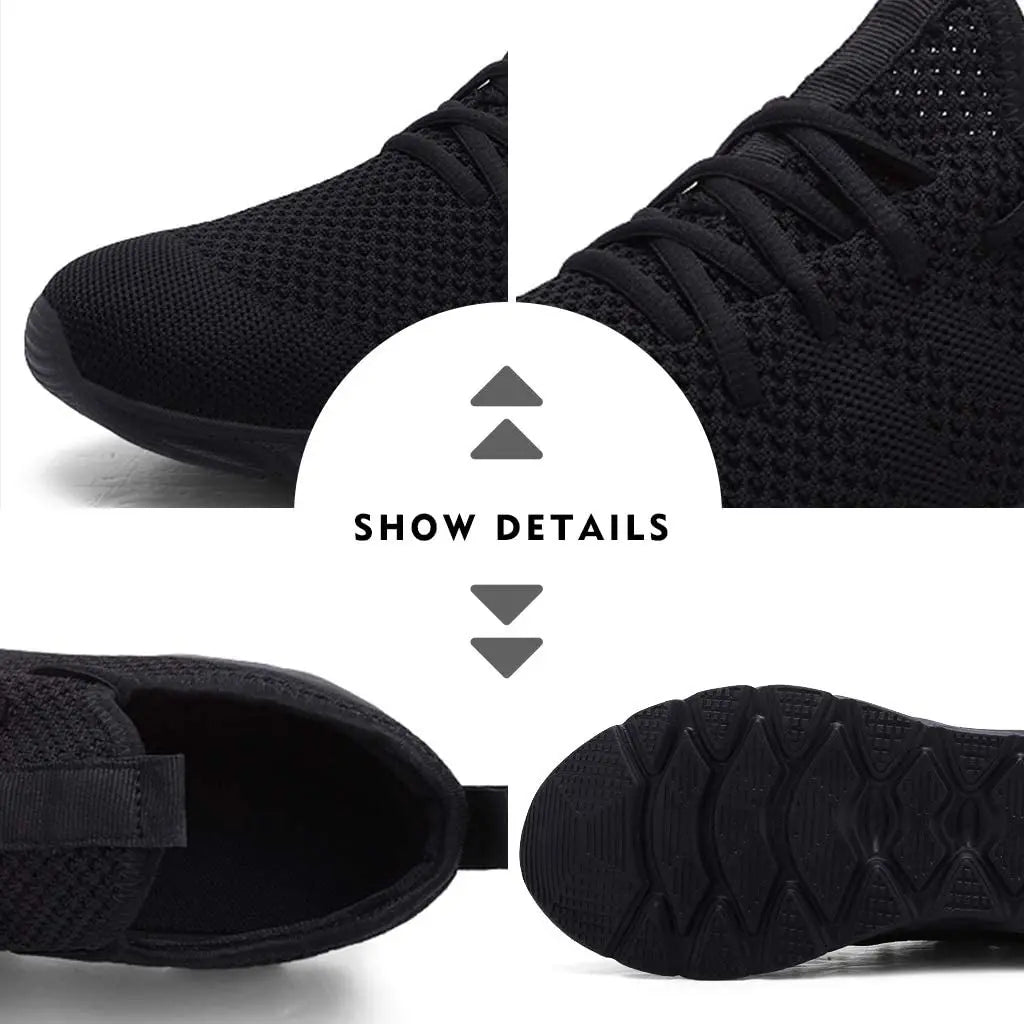 2024 Trend men's casual shoes light sneaker white large size outdoor breathable mesh fashion sports black running tennis shoes