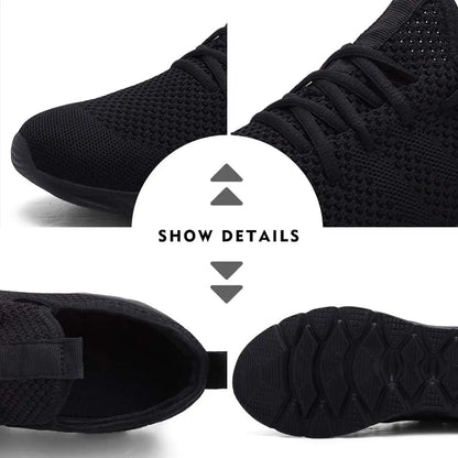 2024 Trend men's casual shoes light sneaker white large size outdoor breathable mesh fashion sports black running tennis shoes