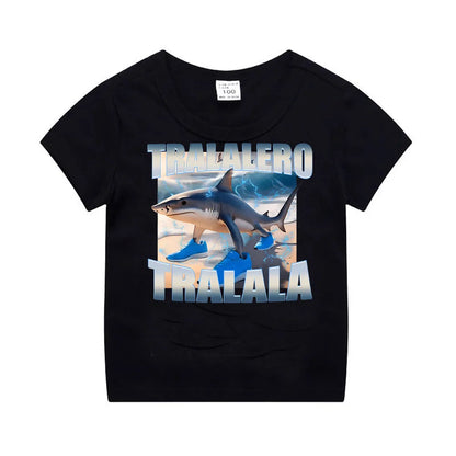 Just A Boy Who Love Brainrot Meme Italian Bootleg Boys Girls Kids T-Shirt AI Italian Animals Y2k Graphic Outfit Cotton Tees.