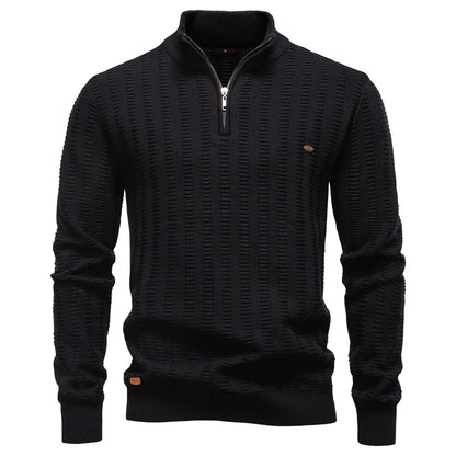 AIOPESON Luxury Striped Pullover Men Old Money Style Cotton Knitwear Thick Warm Crew Neck Winter Social Sweater Male.