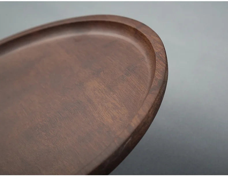 Heavy Bamboo Tray Rectangular Home Living Room Tea Tray BBQ Plate Fruit Snacks Bread Tray.