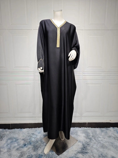 Ramadan Eid Batwing Abaya Prayer Clothes Women Kaftan Turkey Islam Muslim Long Dress Kebaya Caftan Marocain Robe Femme Musulmane