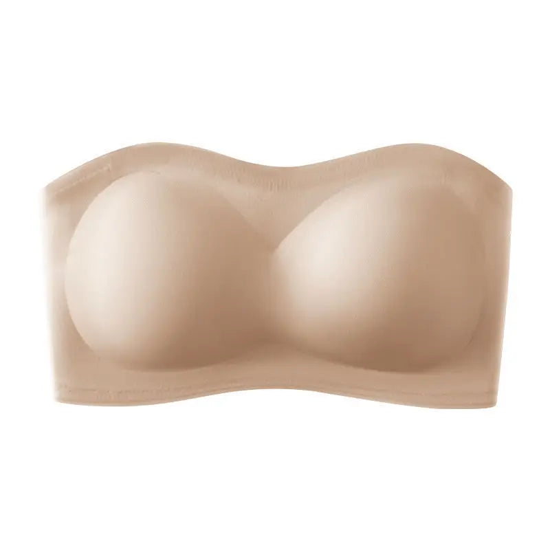 2Pcs/Set Sexy Seamless Top Bra Invisible strapless Bras Women Underwear thin Non slip Push up Bralette Wireless Female Lingerie