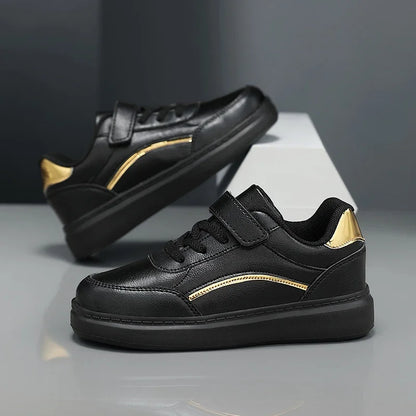 White Children Sneaker Boys Shoes PU Leather Casual Sports Kids School Skate Shoes Luxury Autumn Tennis Sneaker for Boy.