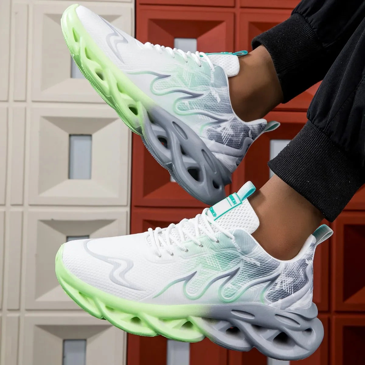 YRZL Womens Sneakers Lightweight Summer Woman Casual Sports Shoes Men Breathable Jogging Trainers Walking Tenis Ladies Shoes.