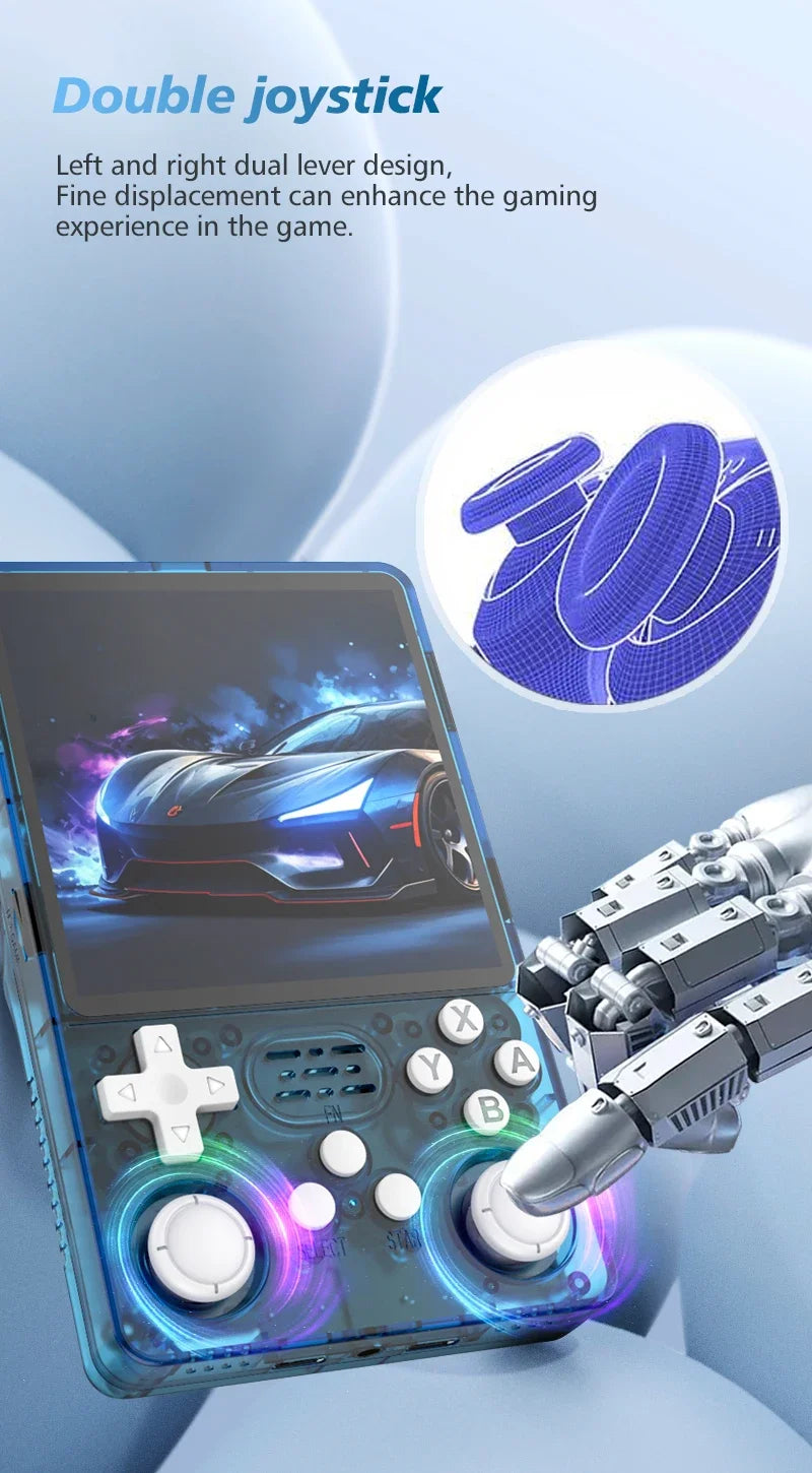 R36S R36Plus Retro Handheld Game Console Linux 64-bit System 4" IPS Screen RK3326 Portable Pocket Video Player For N64 PS1.