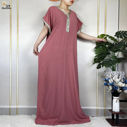 Neue Sommer-Kaftan-Abaya 2023, afrikanische Kleider für Frauen, traditionelle Kleidung, Islam-Gebetskleidung, Türkei, muslimische lose Robe, Ramadan.