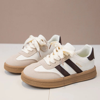 Children Tennis Shoes 2025 New Simple Kids Sneakers for Girls Patchwork Non-slip Boys Causal School Running Sneakers Non-slip