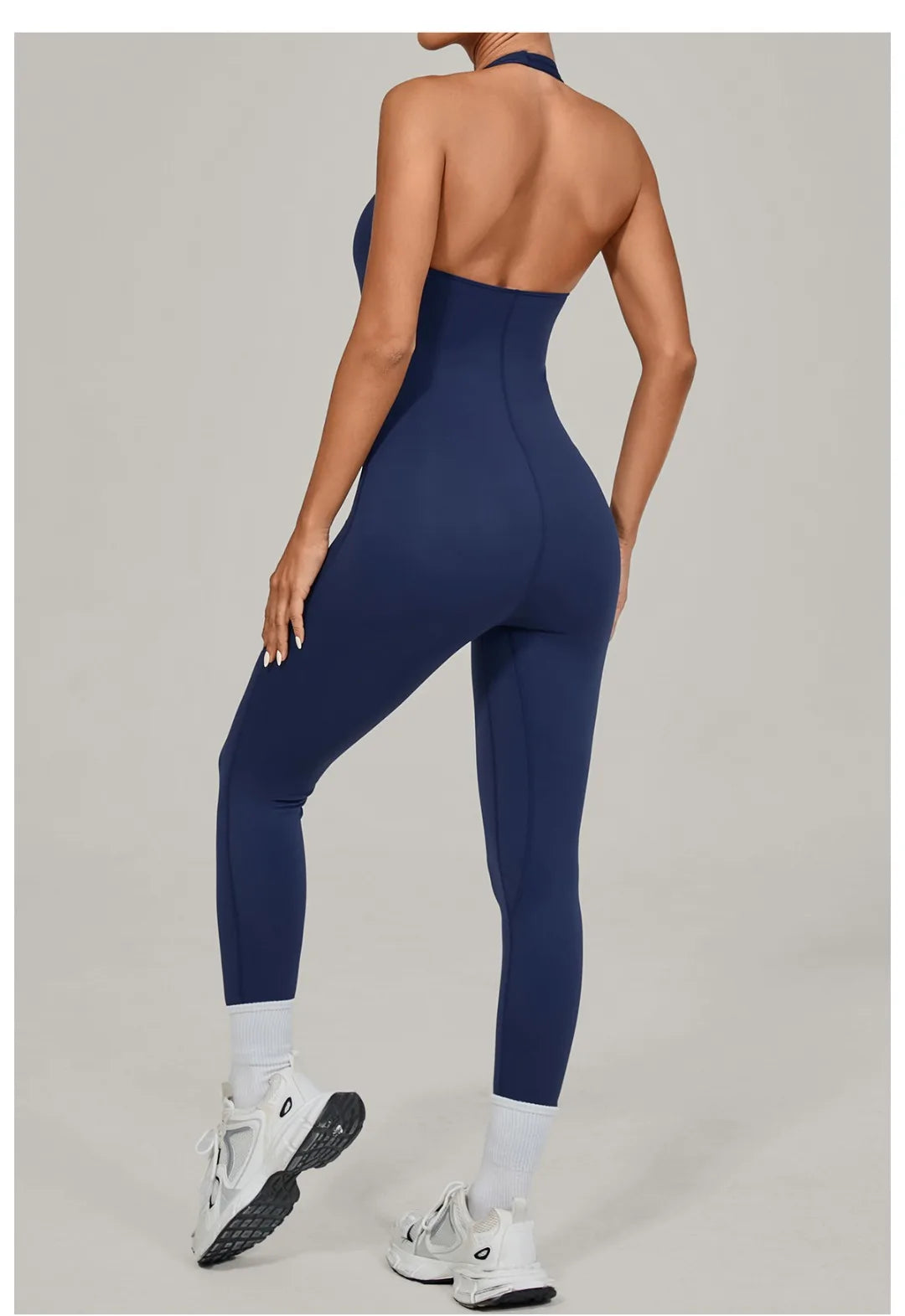 Yoga Jumpsuit Sports Fitness Peach Hip Halter Neck Backless Pants Bodysuit Outdoor Dance Jumpsuit Tight Yoga Wear for Women