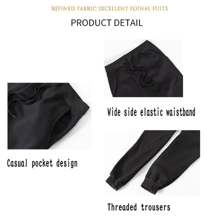 Two Piece Set Street Womens Hoodie & Pants Fleece Pocket Loose Pullover Los Angeles California Print Clothes Fashion Sportswear.