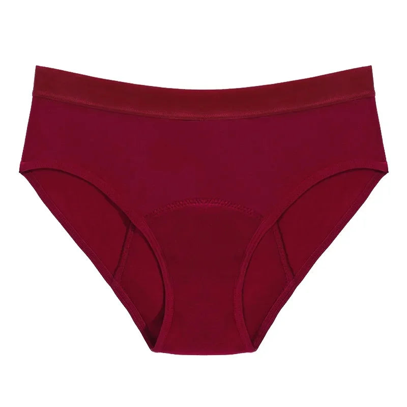 New Women's Menstrual Pants Four Layers No Need To Remove Sanitary Pads Underpants Leakproof Breathable Midwaist Period Pants 90