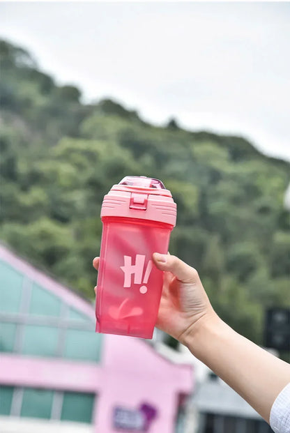 Portable 500ml Protein Powder Shaker Bottle Leak Proof Water Bottle for Gym Fitness Training Sport Shaker Mixing Cup with Scale.