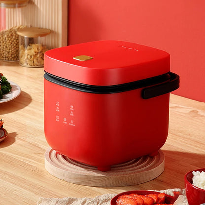 Mini Rice Cooker Automatic Household Kitchen Electric Cooking machine 1-2 People Food Warmer Steamer 1.2L Small Rice Cooker.