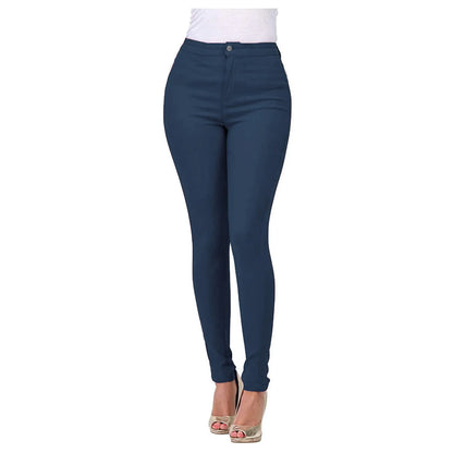 2025 New 7 Colors High Waist Slim Fit Jeans For Women Fashion Stretch Skinny Denim Pencil Pants Casual Female Trousers S-2XL