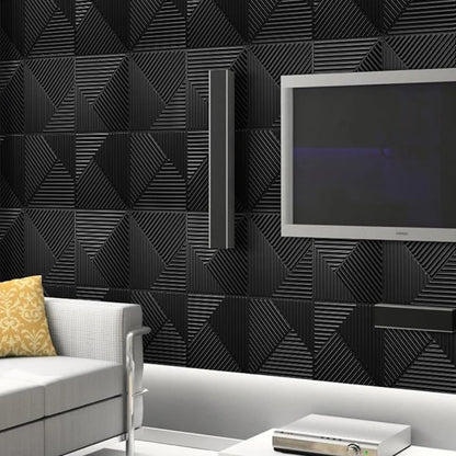 12 Pcs  3D Wall Panel 30x30cm Indoor Wall Decoration Bedroom Living Room background Hotel Office Mural Wall Panel DIY Home Decor