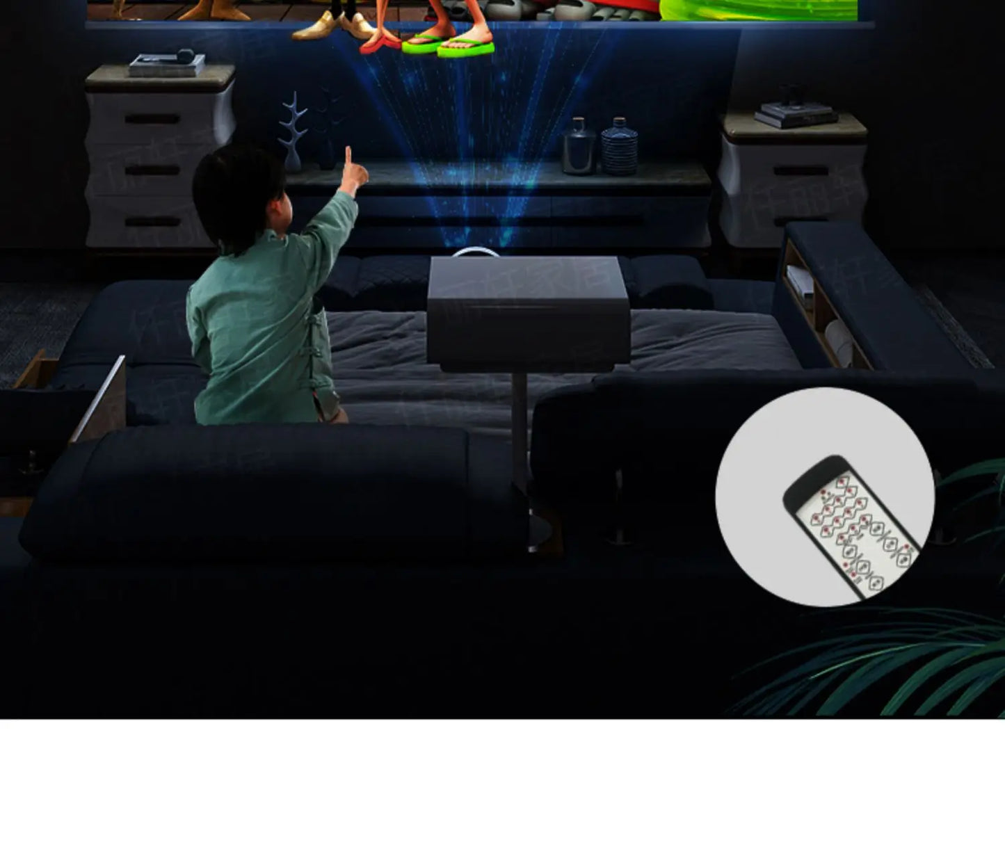 Nordic Smart Modulares Doppelbett Master Storage Luxus Designer Doppelbett Multifunktionale Leder Camas Ehe Möbel