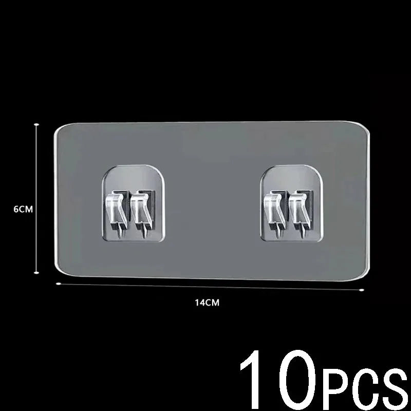 Wasserdichter, stark klebender Haken-Regal-Aufkleber für Badezimmer, Küche, Wandregal, Küche, zum Kleben von Wandschrauben, Haken, Lagerregal