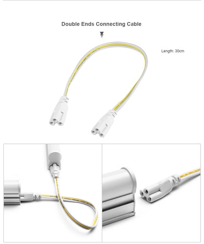 Strobe-free 50CM T5 LED Light Tube 15W AC 110V-220V LED Tube Bulb For Under Cabinet Ceiling Shop Workbench Warehouse Wall Lamp.