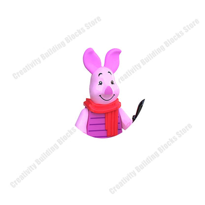 New Hot Series Gray Shark Boy Girls 3D Model DIY Building Bload Toys Classic Movie Children's Toys Gifts.