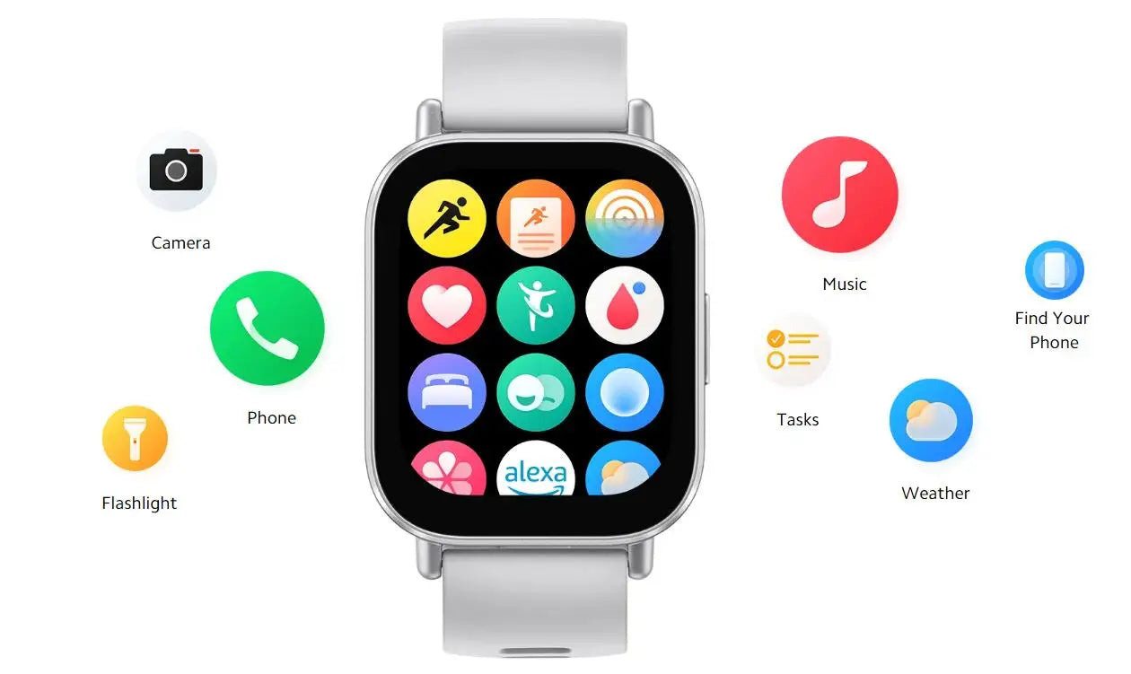 Xiaomi Redmi Watch 5 Active Smart Watch, Bluetooth Call, 2" LCD Display, All Day Heart Rate Blood Oxygen Monitoring Smartwatch