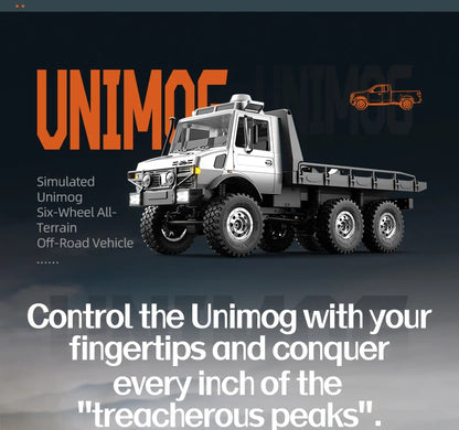 C8823 6WD RC Car 1/18 Off-road Remote Control Vehicle 2.4G High Speed Climbing Transport Rescue Crawler Model Toys for Children.