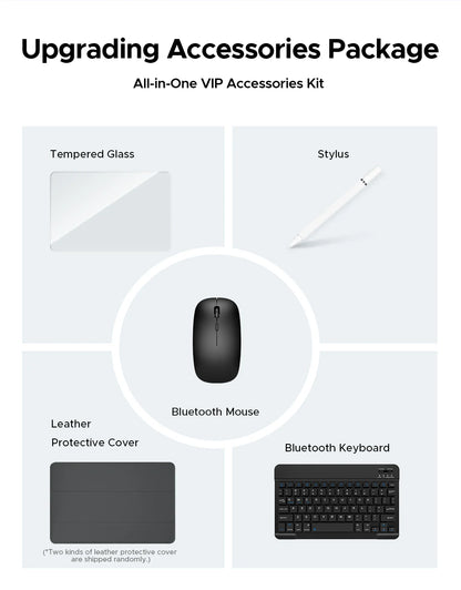 Doogee Tab E3 Max 2 in 1 Tablet Pc 14" 2.1K Display Android 15 32Gb (8+24) 256Gb 13500Mah Battery Qual Speaker Helio G100 Tablet