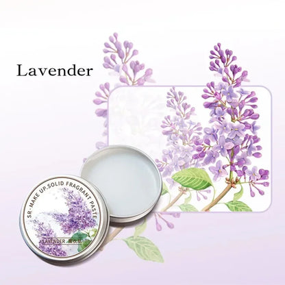 Long Lasting Scent for Romantic Souls For Dating Ladies Solid Perfume Exquisite Floral Solid Balm Magnolia Orchid Gardenia.