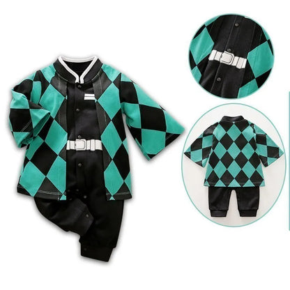 Baby Sommer kurz ärmel ige Baumwolle Anime Overall Jungen Mädchen Rollenspiel Kostüme Baby Kurzarm Body suits Kinder Stram pler
