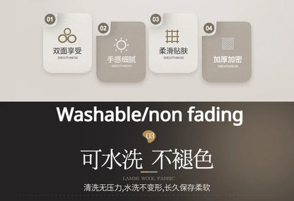 Double-layer Thick Plush Blanket Warm Skin Friendly in Winter Quilt Multiple Non Shedding Prints High Quality Bedding Article.