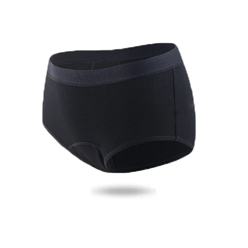 4-layer Menstrual Panties Bamboo Fiber Cotton Period Reusable Briefs Underwear Leakproof Heavy Absorbent Incontinence Lingerie.
