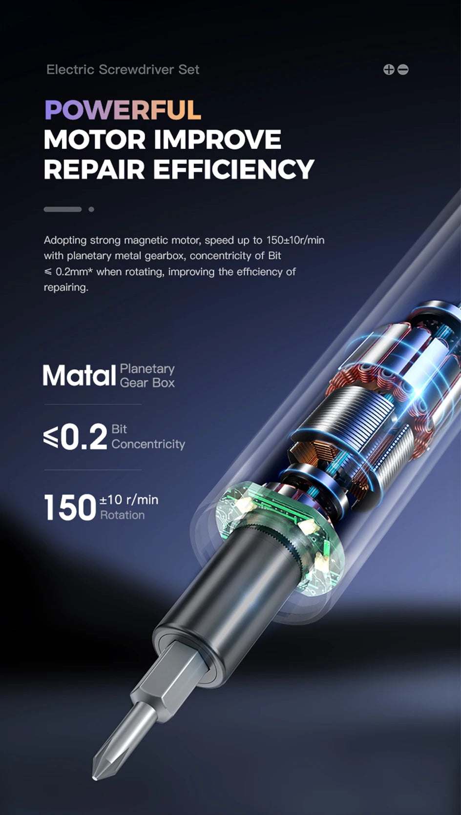 66-in-1-Elektrowerkzeug, wiederaufladbarer Elektroschrauber, Präzisionssets, magnetische kleine Bits für Xiaomi Mobile Phone Repair Toys