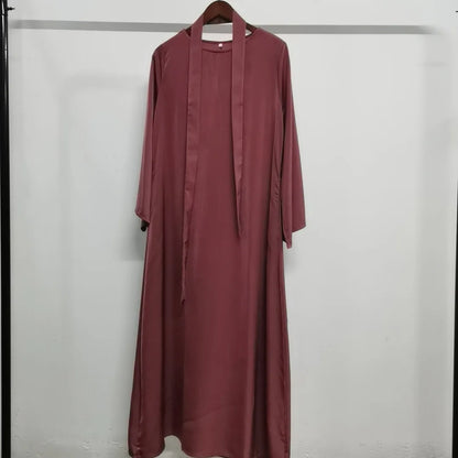 (No Scarf) Ramadan Eid Abaya Damen Dubai Luxury Kebaya Muslim Abayas Women Kaftan Long Dress Islam Dresses Caftan 9 Colors S-2XL