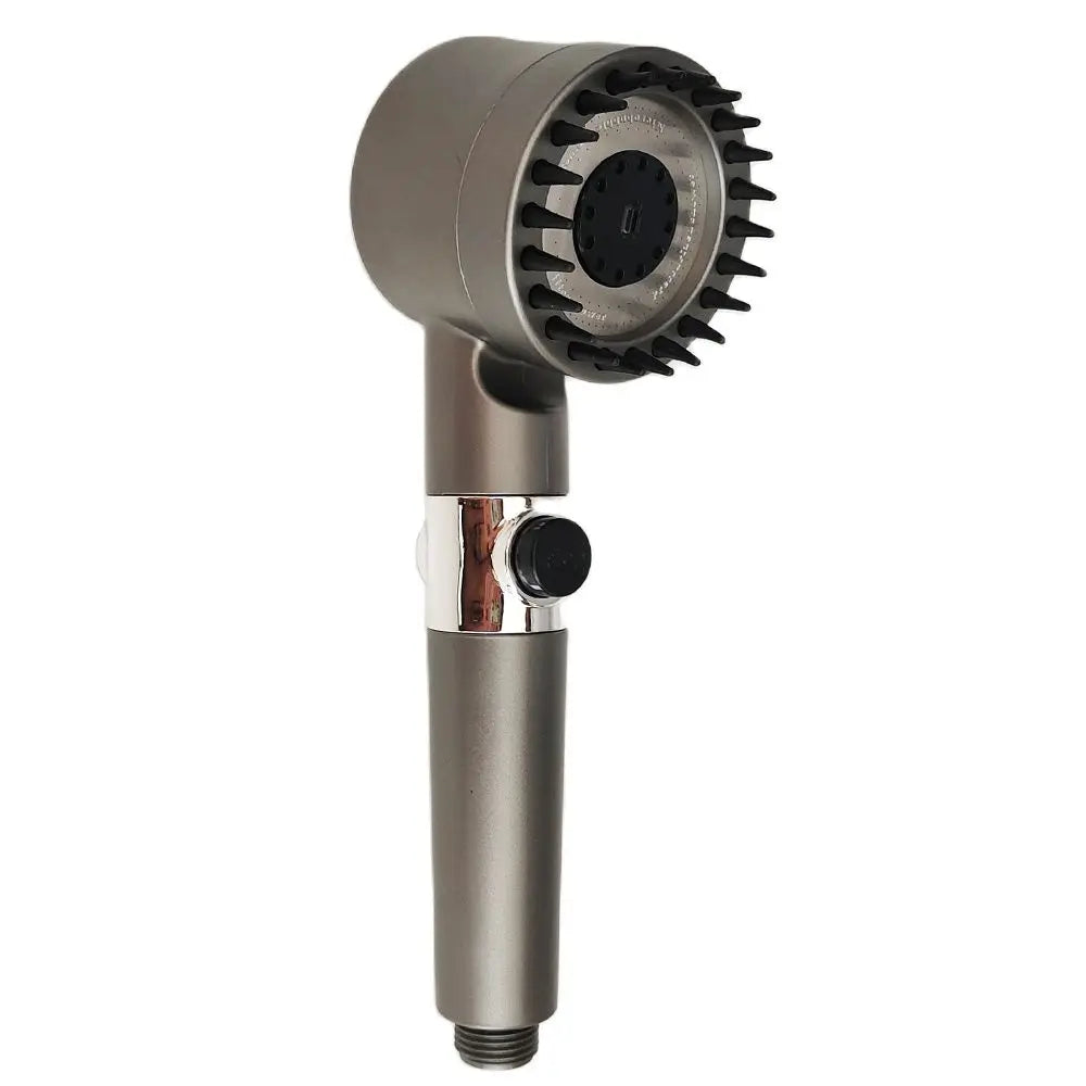 4 Modes Shower Head High Pressure Showerhead One-Key Stop Water Massage Shower Head With Filter Element Bathroom Accessories