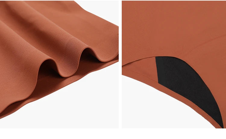 Hot Sale Mid-Rise Seamless Menstrual Period Panties 4 Layers Absorbent Leak Proof Culotte Lengthened Menstrual Panties.