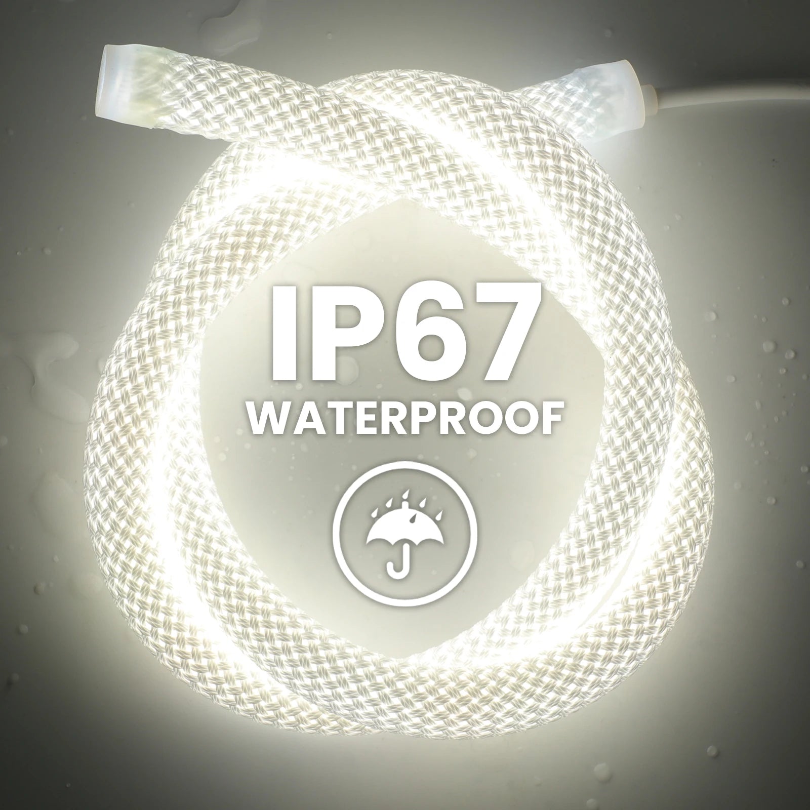 360 Degree Round Reticulate Neon LED Strip DC 12V 24V 240 Leds/m Natural Warm White Waterproof Flexible Silicon Tube Neon Strip.