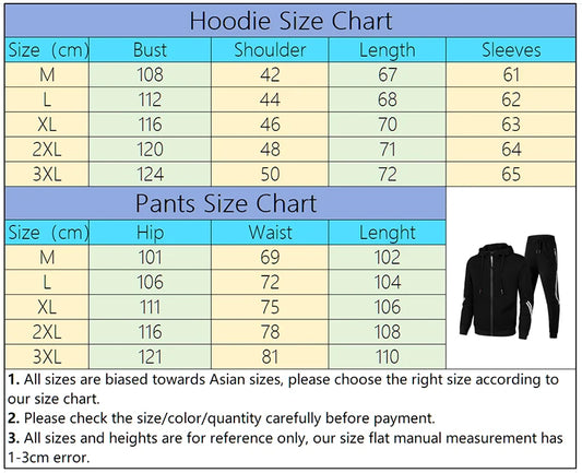 Men Casual Tracksuit Zipper Hoodies Top And Sweatpants 2pcs Set Male Outdoor Jogging Jackets Clothes Sport Man Pants Suit 2025.