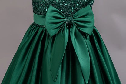 Performance Formelles Partykleid für Mädchen, Kinderkleidung, Paillettenkleider, aktive Kleider für Mädchen, Kinderkleidung, Schwarz, 3 bis 10 Jahre