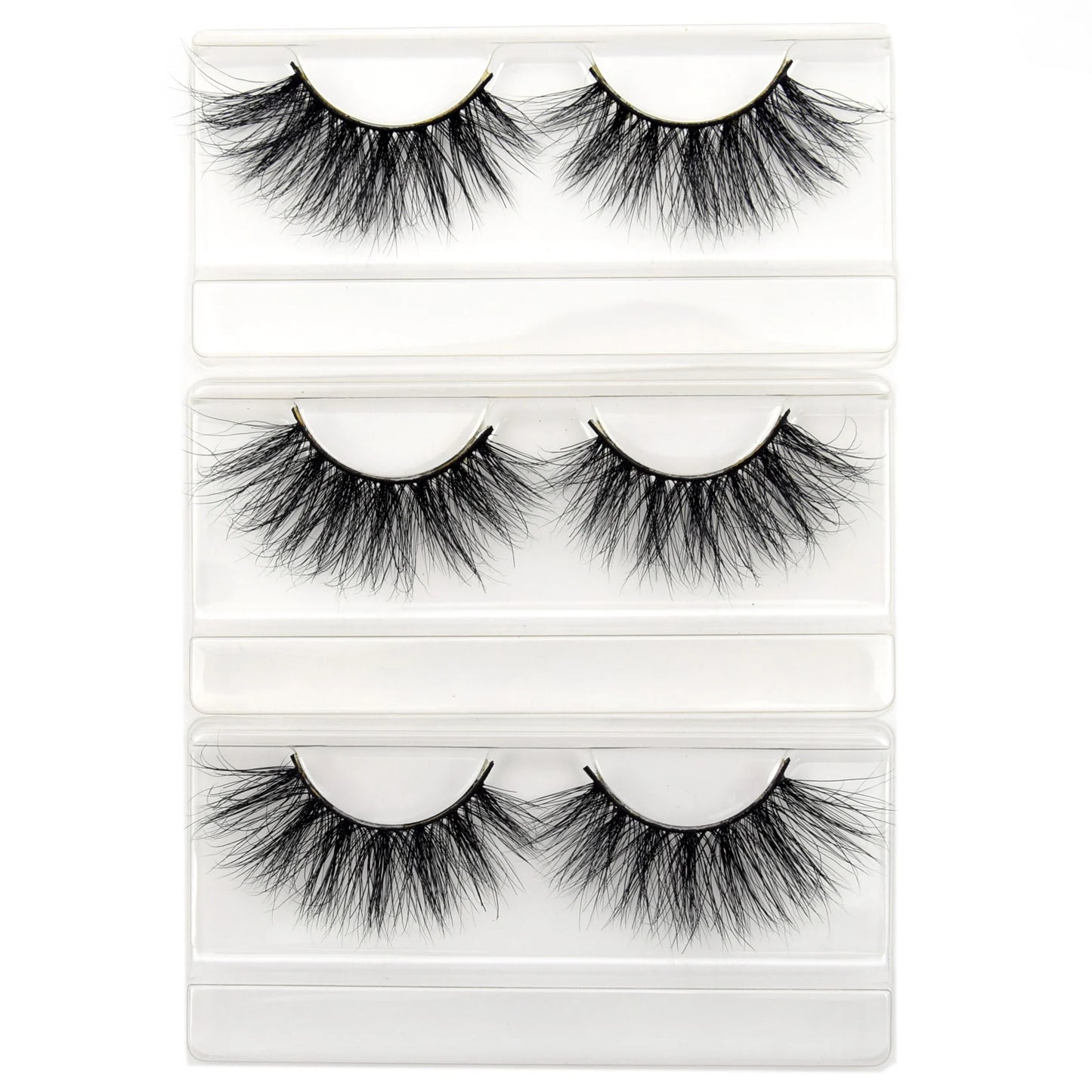 Visofree Eyelashes 3D Mink Eyelashes Long Lasting Mink Lashes Natural Dramatic Volume Eyelashes Extension False Eyelashes D08