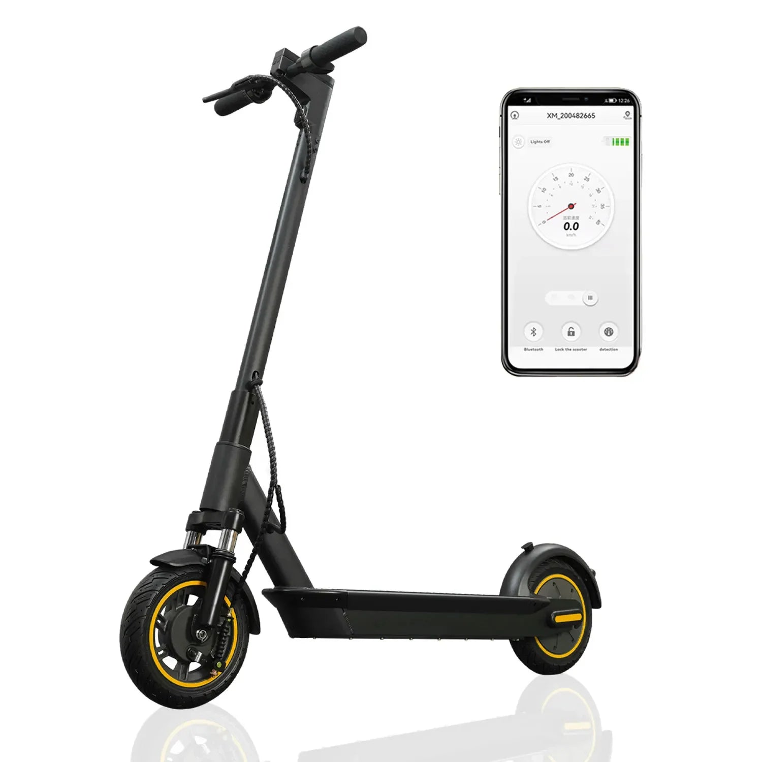 HEZZO G30 City Electric Scooter 500W Motor 36V 15Ah Battery City Electric Scooter 10" Road Tire E-scooter.