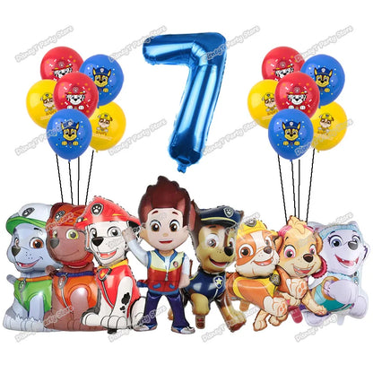 PAW Patrol Geburtstag Party Dekoration Neue Version Ballon Set Einweg Geschirr Kid Event Liefert Banner Hintergrund Geschenk