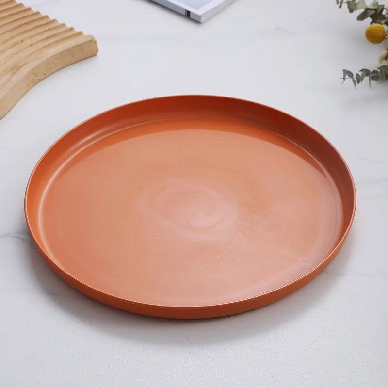 1/4/6PCS Wheat Straw Dinnerware Set Eco-friendly Safety Plates Cups Bowels Home Party Tableware Set Outdoor Camp Candy Colours.