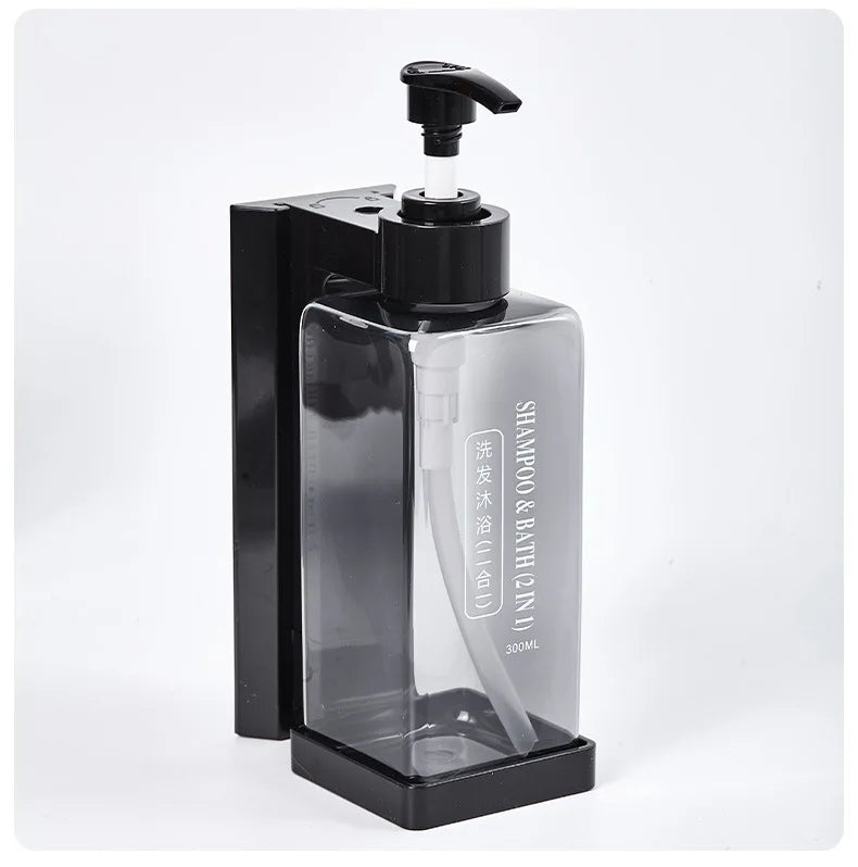 300 ml Hotel-Seifenspender zur Wandmontage, nachfüllbarer Shampoo- und Spülungsspender, für Badezimmerbedarf, Hotelparty