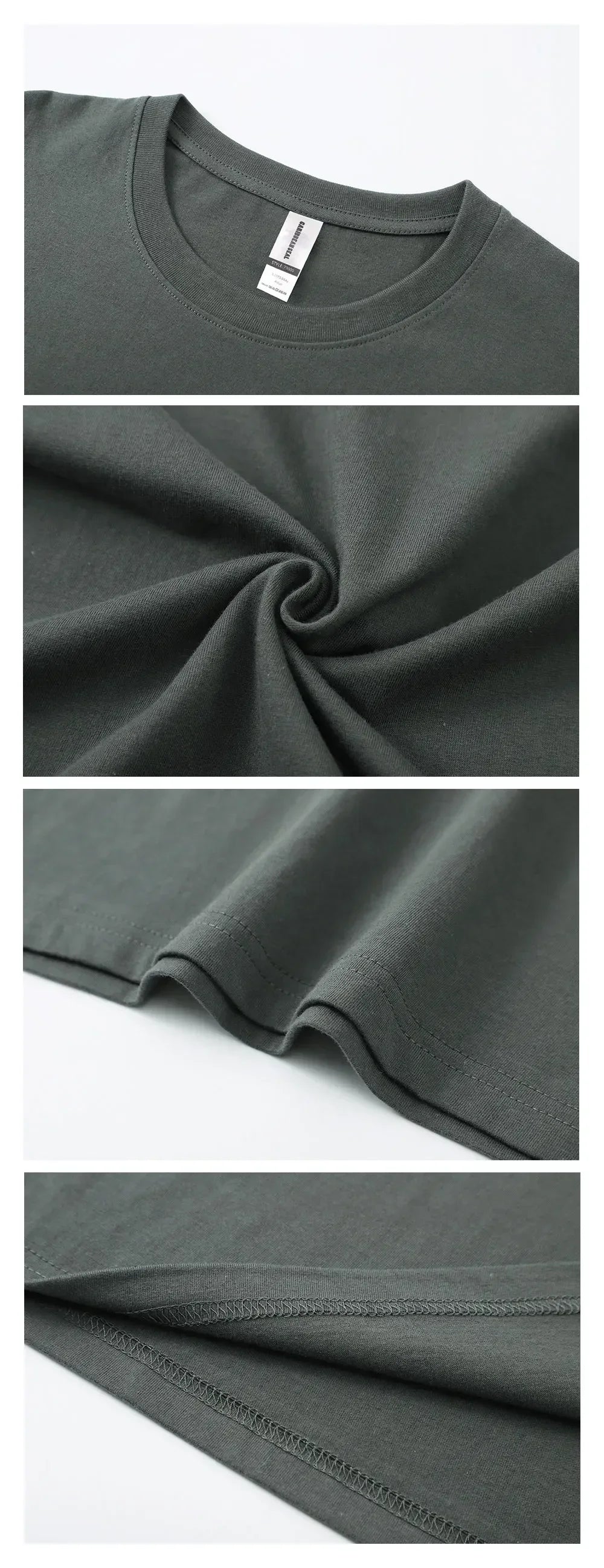 Banana Men's Casual Short-sleeved T-shirt with 100% Cotton Fashion print Tees oversize.