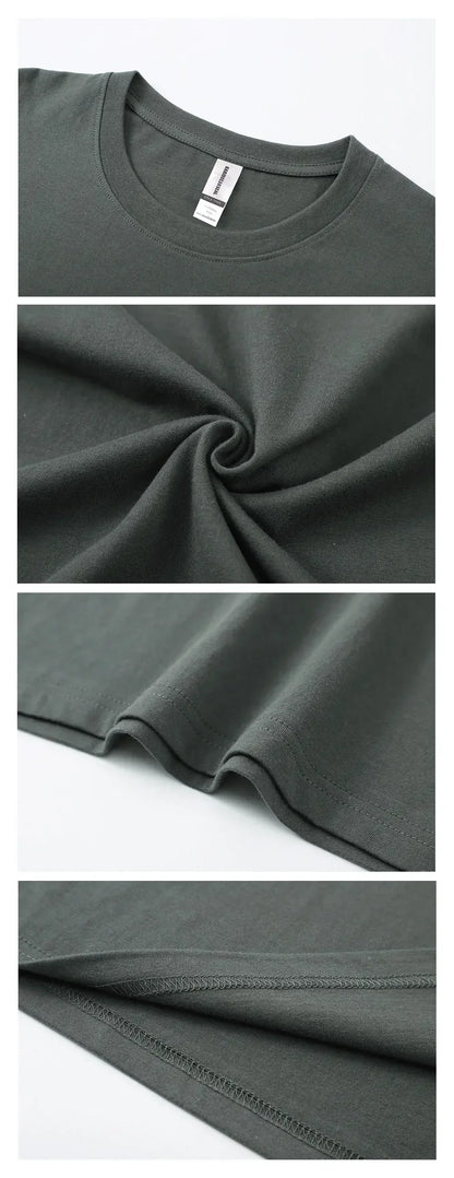 Banana Men's Casual Short-sleeved T-shirt with 100% Cotton Fashion print Tees oversize.