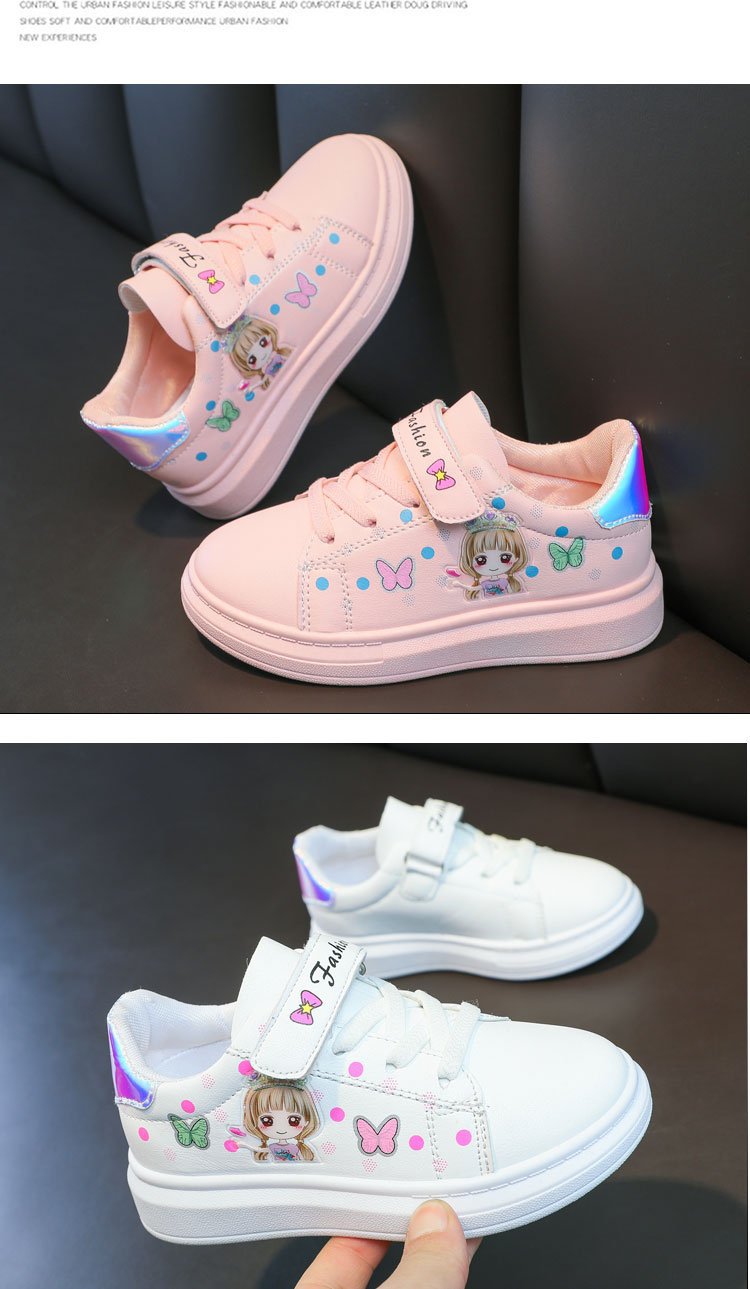zapatillas Kid Shoe Kid Casual Shoe Spring 2023 New Kid sneakers Shoes Leather Upper Girl Shoe Kid Small White Shoes Board Shoes.