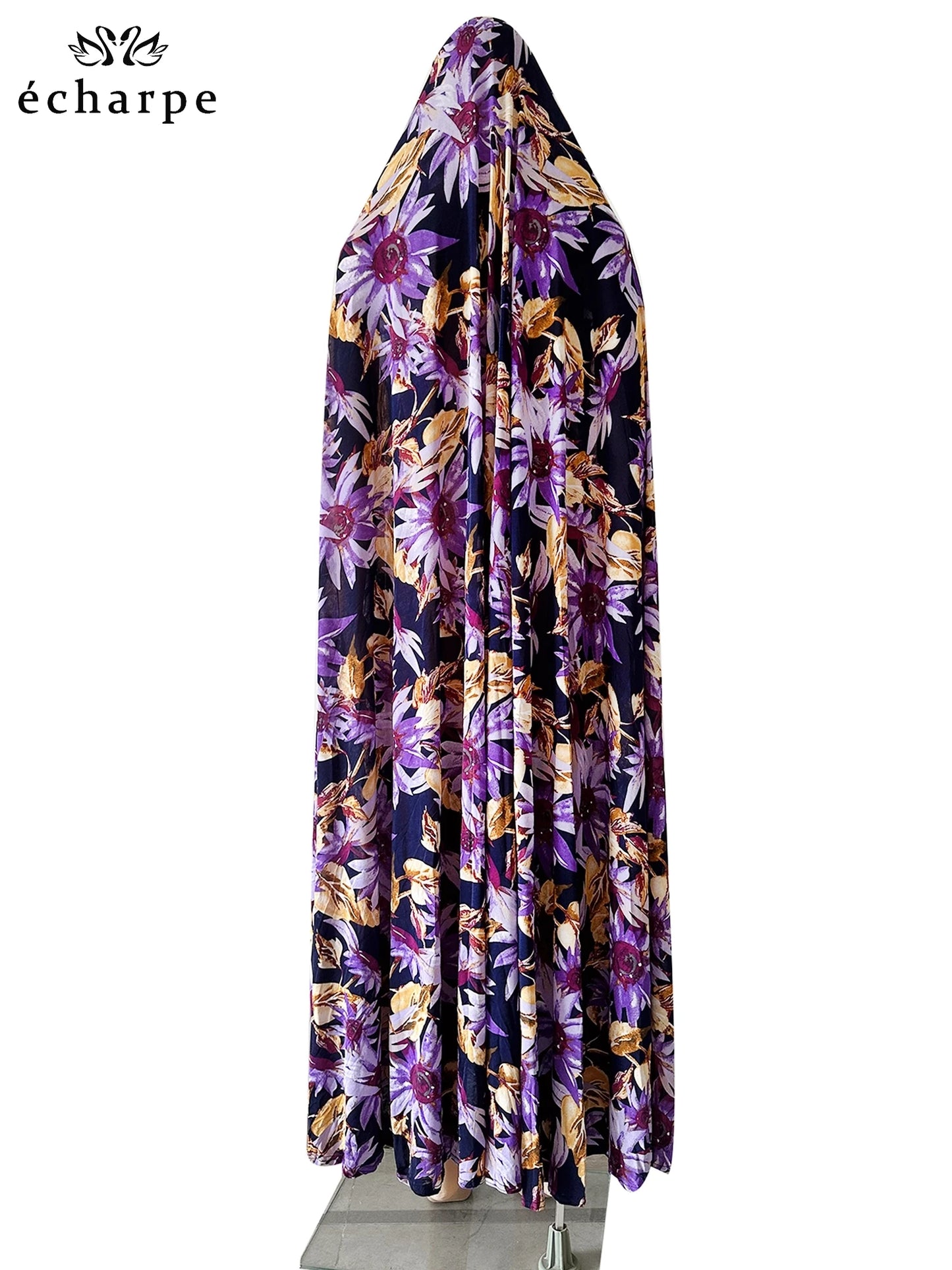 6XL Ramadan Muslim Pullover Sleeveless Dress Women Prayer Garment Arab Jibab Dubai Abaya Islamic Femmel Khimar Worship Robe